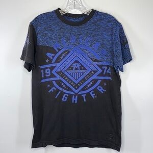 American Fighter Black & Blue Tshirt